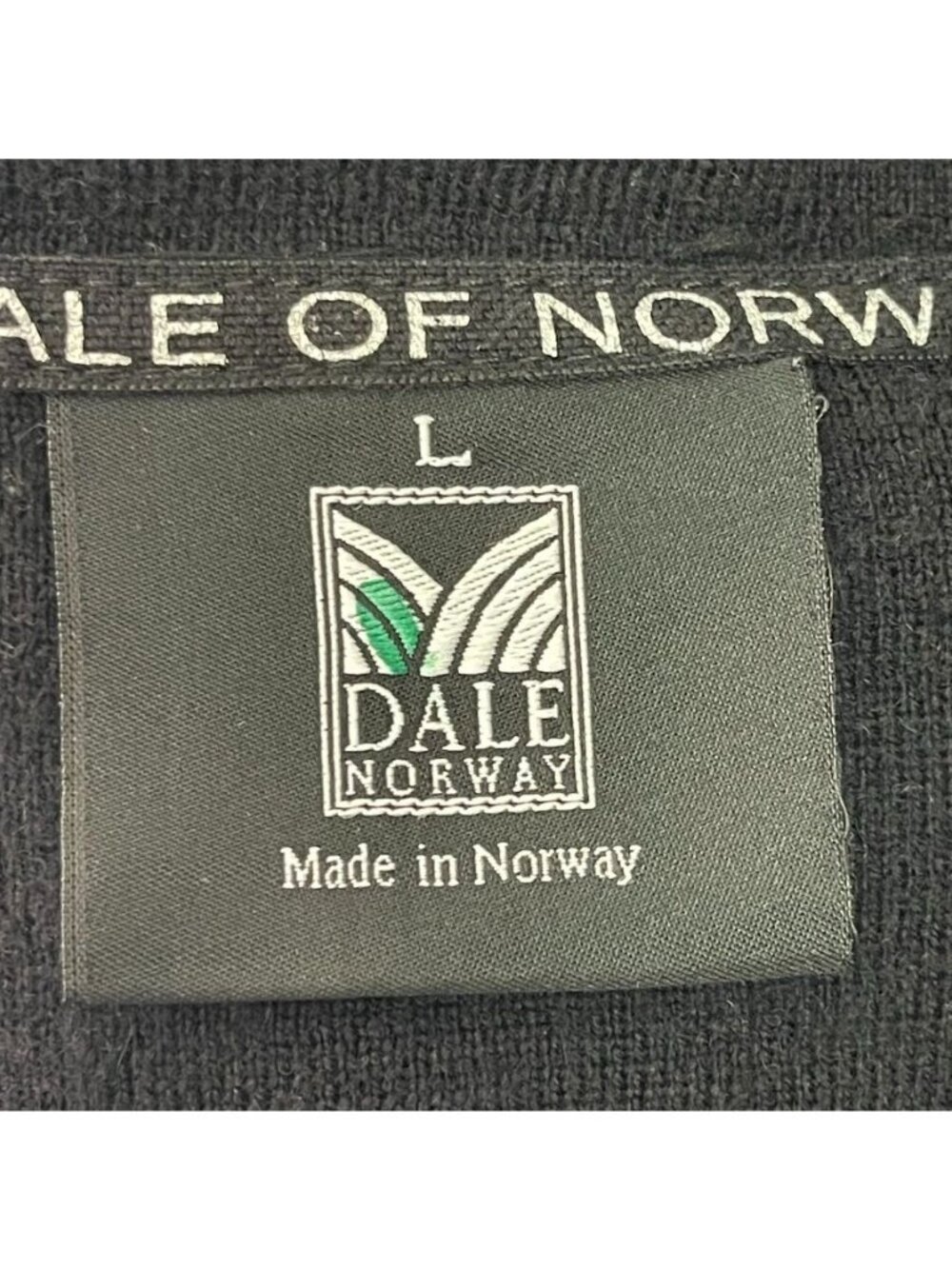 ale of Norway Geilo Women's L Merino Wool 1/4 Zip Sweater Black Nordic Ski - Picture 8 of 8